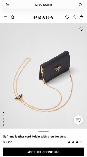 Prada mini clutch - prada,